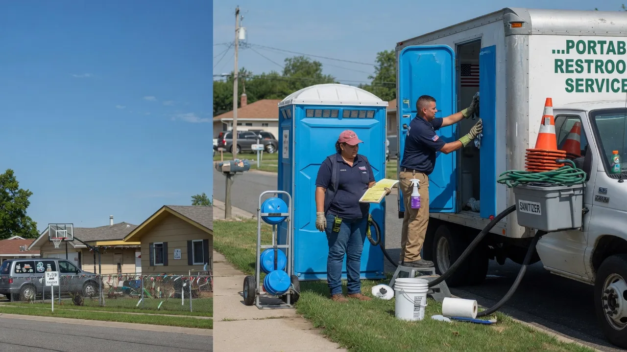 Portable Toilet Rental in New Canton, IL near me